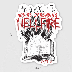 HELLFIRE - Vinyl Sticker
